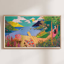 Verschwommener Sommer